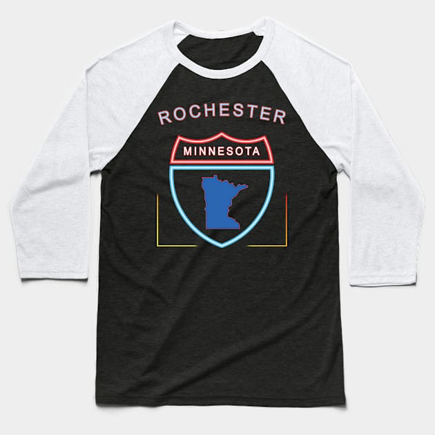 Rochester Mn Baseball T-Shirt by TeeText